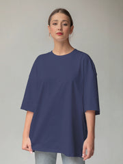 Coast Oversize Tee - Violet Blue