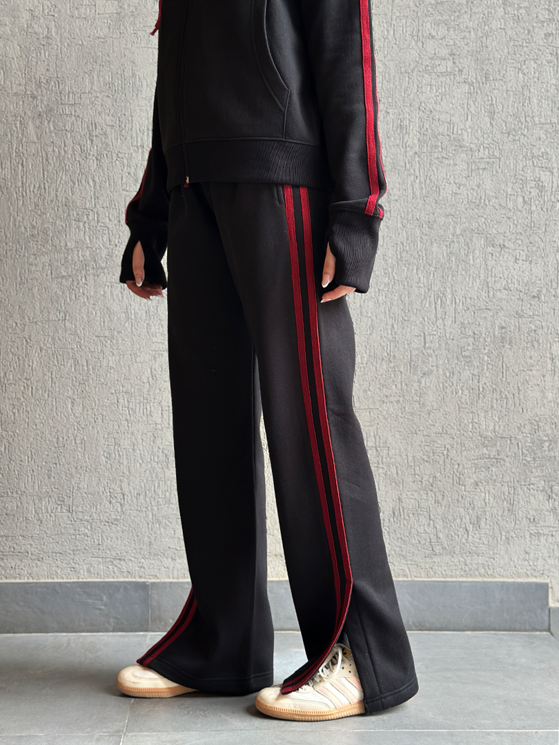 Quinn Hoodie Matching Set (Winter) - Black