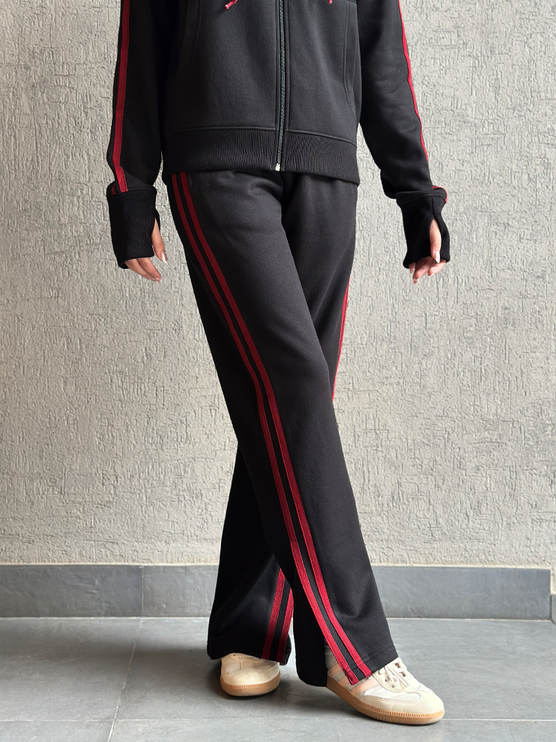 Quinn Hoodie Matching Set (Winter) - Black