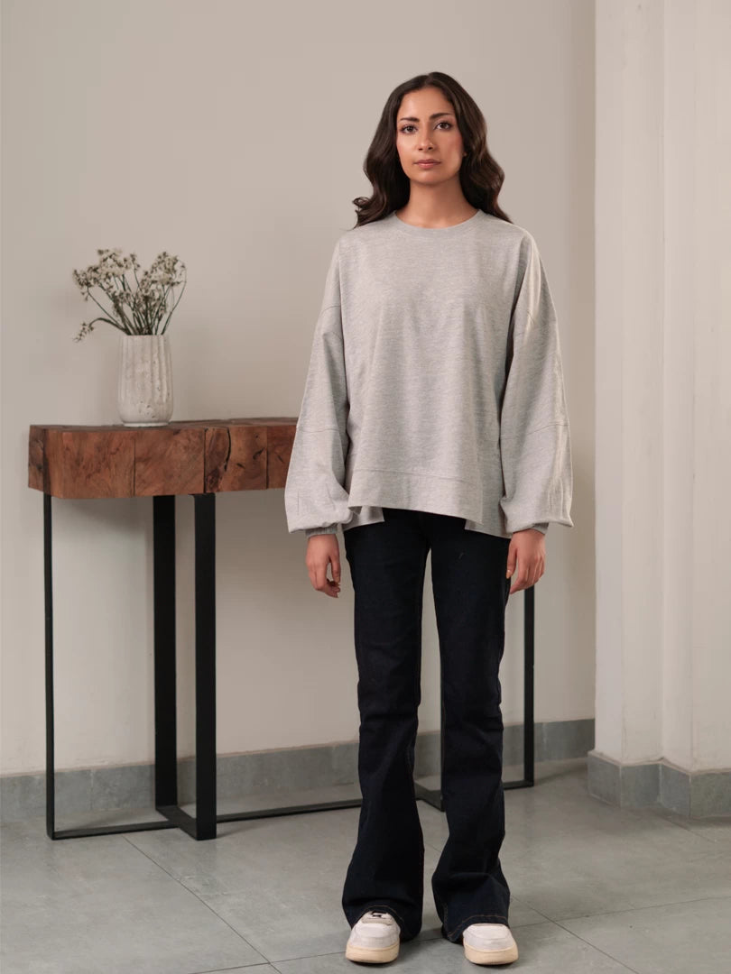 Cherie Top (Summer) - Heather Grey