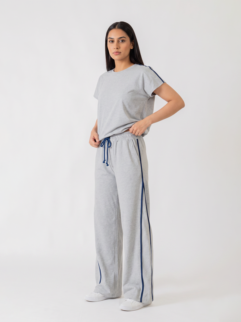 Ellioti Batwing Matching Set (Summer) - Heather Grey