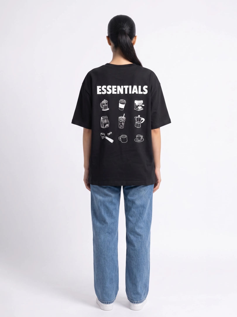 Coffee Essentials Tee - Black