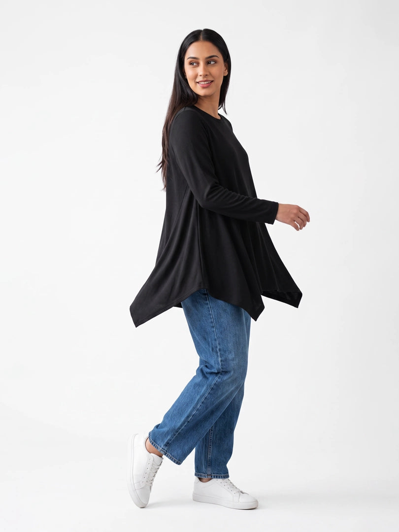 Florens Flare Top - Black