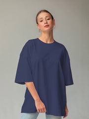 Coast Oversize Tee - Violet Blue
