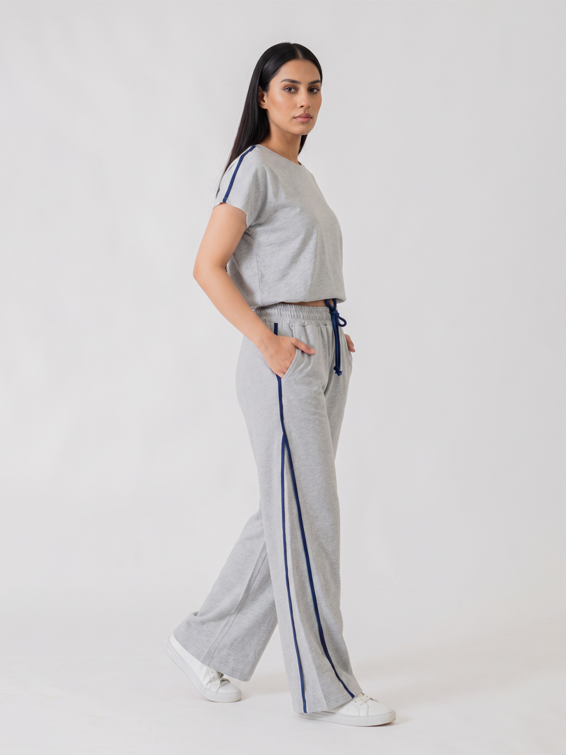 Ellioti Batwing Matching Set (Summer) - Heather Grey