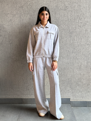 Chloe Matching Set (Winter) - Heather Grey