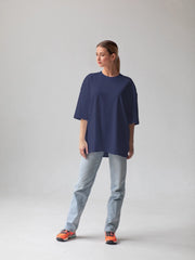 Coast Oversize Tee - Violet Blue