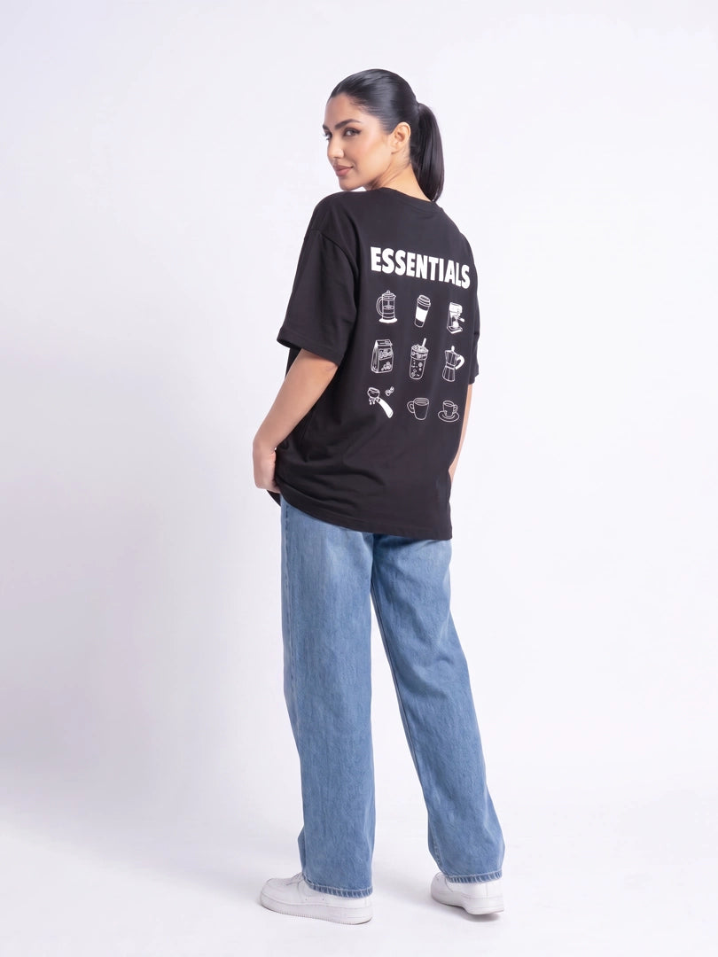 Coffee Essentials Tee - Black