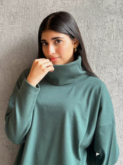 Yula High Neck Matching Set (Winter) - Evergreen