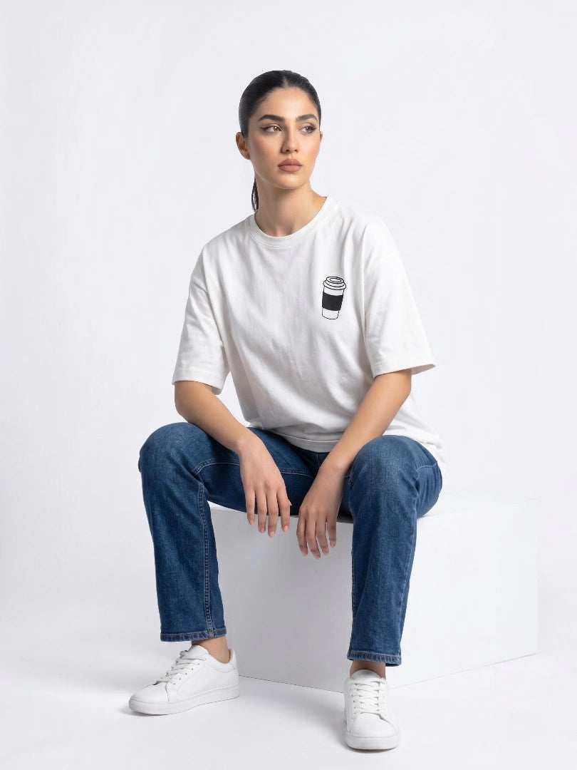 Coffee Essentials Tee - White