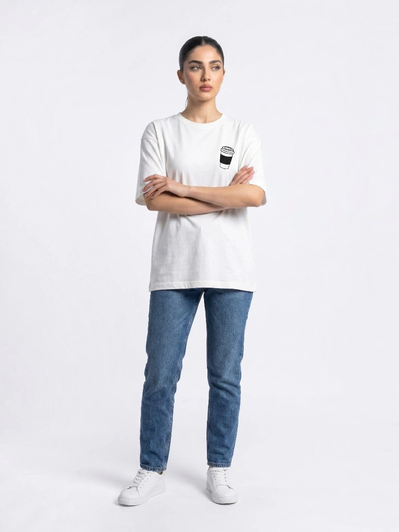 Coffee Essentials Tee - White